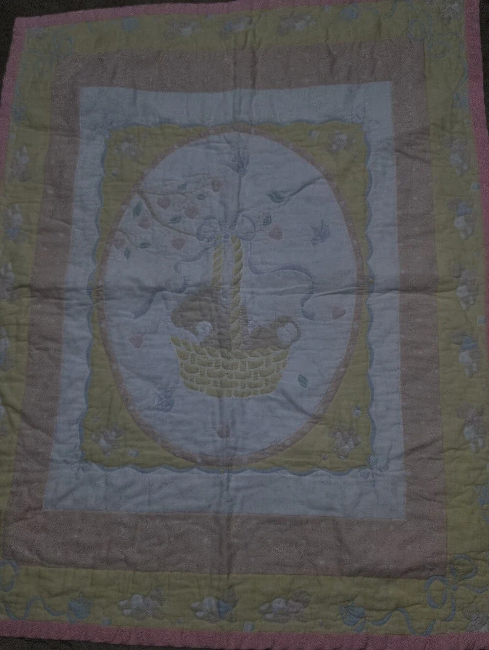 Handmade Baby Quilt Vintage